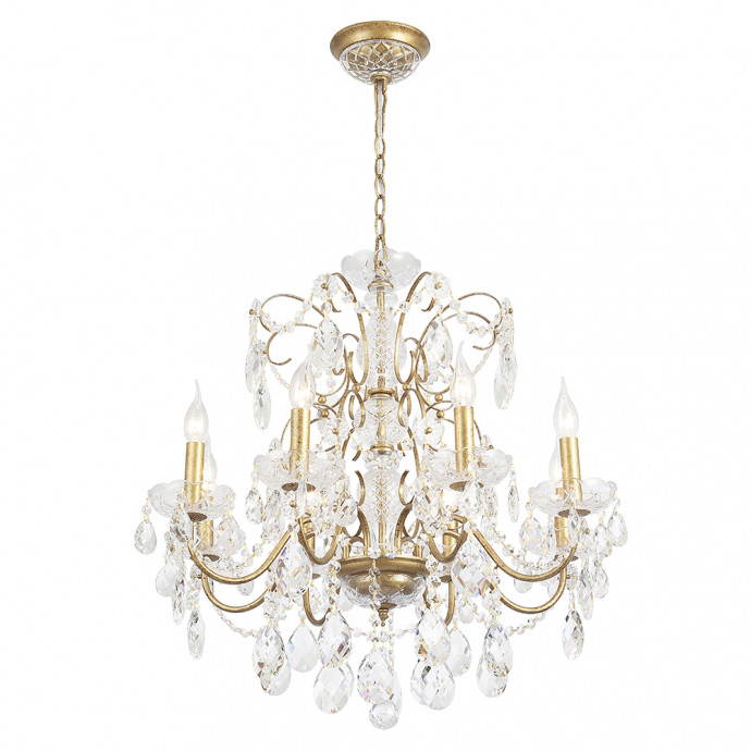Люстра Crystal Lux ODELIS SP8 GOLD