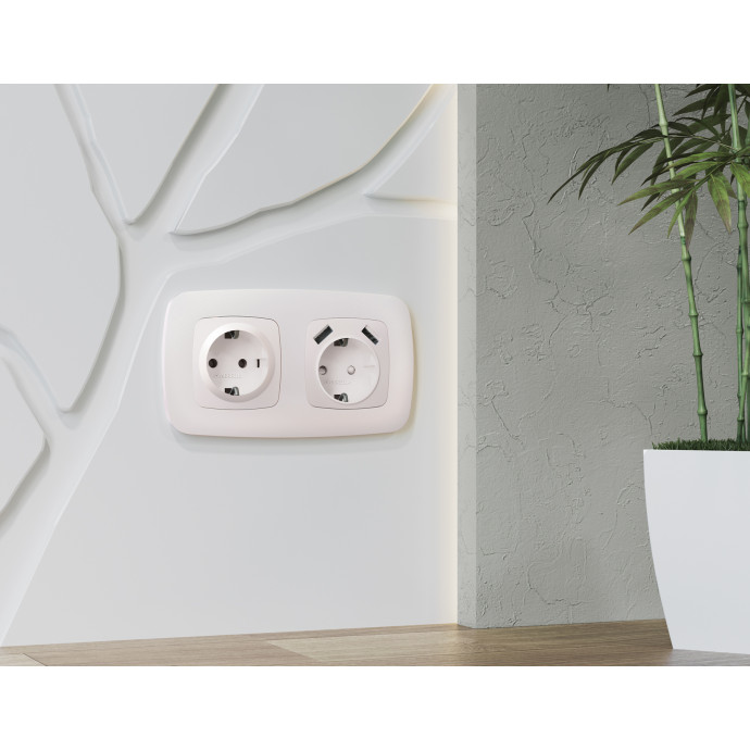 OF140201 Рамка OMEGA Ecta (Жемчуг) 1-ая