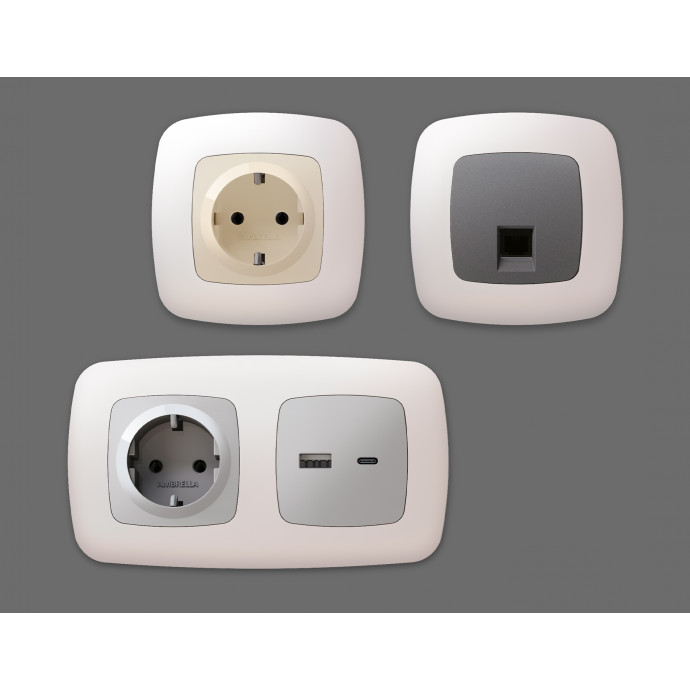 OF140202 Рамка OMEGA Ecta (Жемчуг) 2-ая