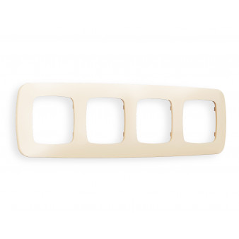 OF140334 Рамка OMEGA Ecta (Бежевый матовый) 4-ая