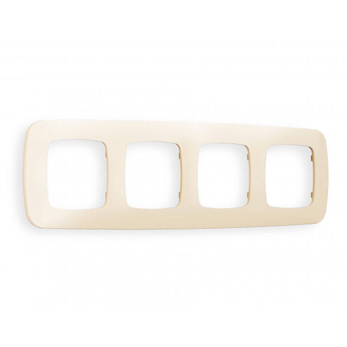 OF140334 Рамка OMEGA Ecta (Бежевый матовый) 4-ая
