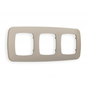 OF140363 Рамка OMEGA Ecta (Серо-бежевый матовый) 3-ая