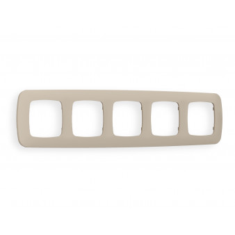 OF140365 Рамка OMEGA Ecta (Серо-бежевый матовый) 5-ая