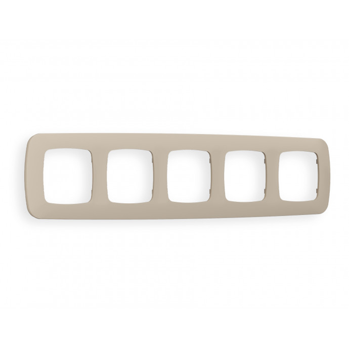 OF140365 Рамка OMEGA Ecta (Серо-бежевый матовый) 5-ая