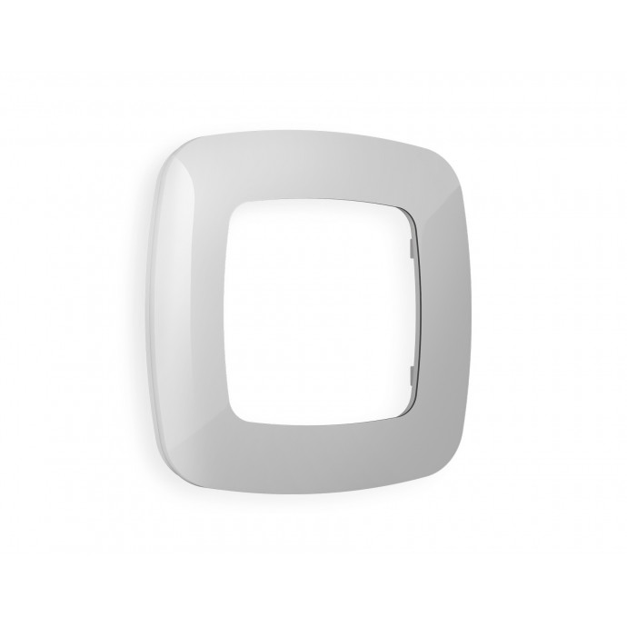 OF140401 Рамка OMEGA Ecta (Серебро глянец) 1-ая