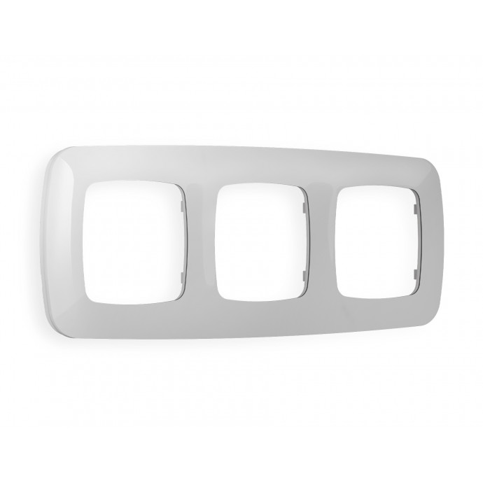 OF140403 Рамка OMEGA Ecta (Серебро глянец) 3-ая