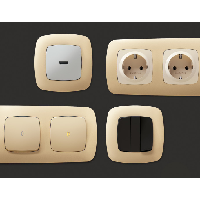 OF140604 Рамка OMEGA Ecta (Шампань) 4-ая