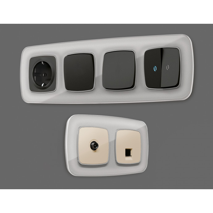 OF320404 Рамка OMEGA Radian (Серебро Стекло органическое) 4-ая