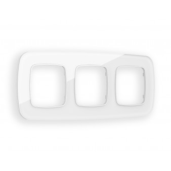 OF350103 Рамка OMEGA Radian (Белый Стекло закаленное натуральное) 3-ая