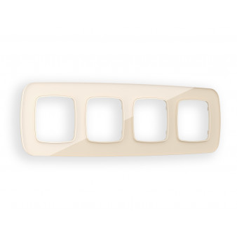 OF350304 Рамка OMEGA Radian (Бежевый Стекло закаленное натуральное) 4-ая