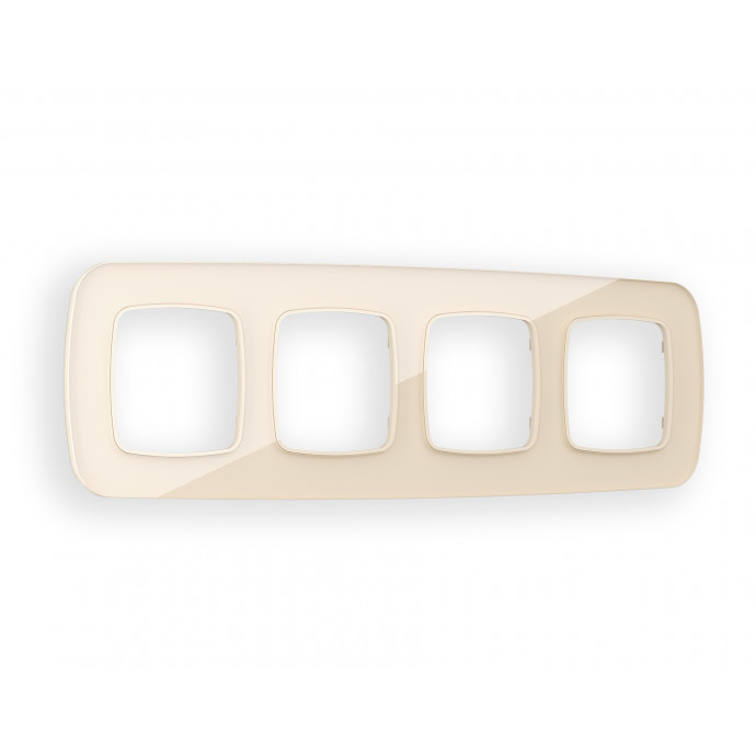 OF350304 Рамка OMEGA Radian (Бежевый Стекло закаленное натуральное) 4-ая