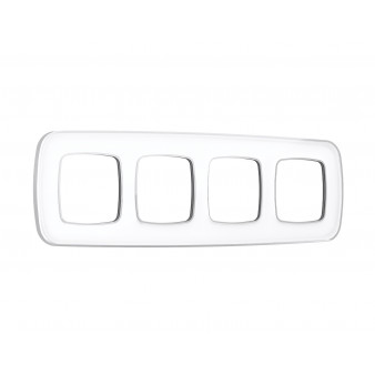 OF640134 Рамка OMEGA Coint (Белый Стекло органическое/Серебро) 4-ая