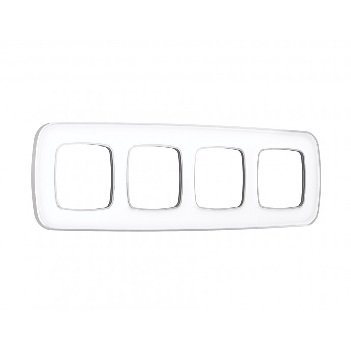 OF640134 Рамка OMEGA Coint (Белый Стекло органическое/Серебро) 4-ая