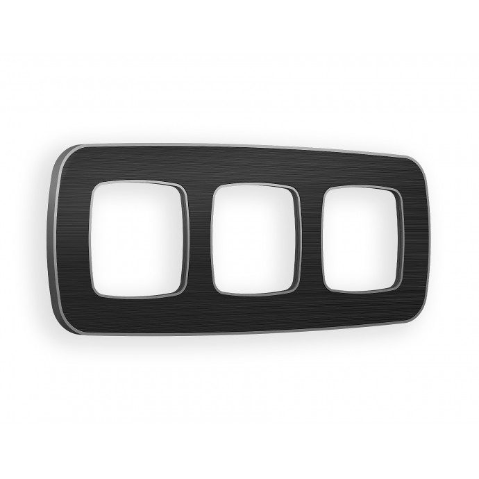 OF640533 Рамка OMEGA Coint (Черный Стекло органическое/Сталь) 3-ая