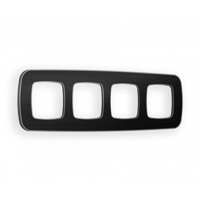 OF640534 Рамка OMEGA Coint (Черный Стекло органическое/Сталь) 4-ая