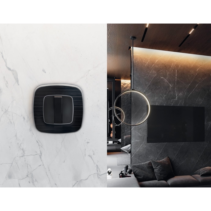 OF640534 Рамка OMEGA Coint (Черный Стекло органическое/Сталь) 4-ая