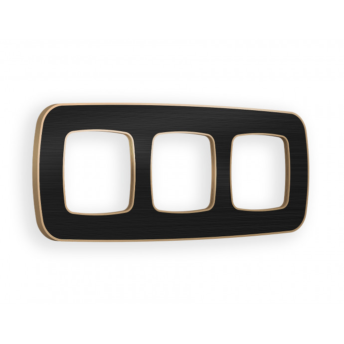 OF640543 Рамка OMEGA Coint (Черный Стекло органическое/Шампань) 3-ая