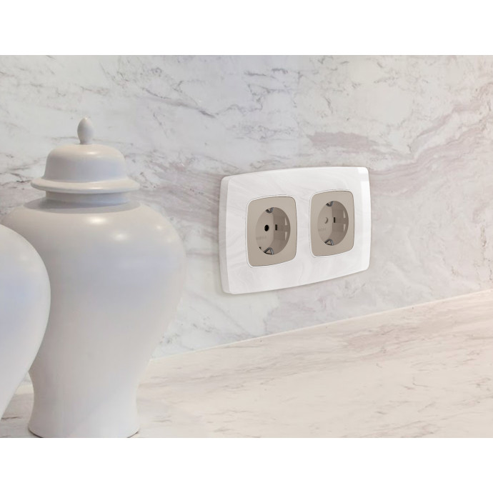 OF940104 Рамка OMEGA Opera (Белый мрамор) 4-ая