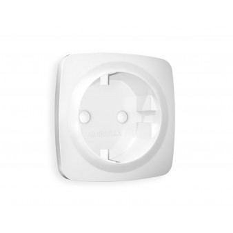 OP1260 Лицевая панель OMEGA (Белый матовый) для электрической розетки с/з QUANT