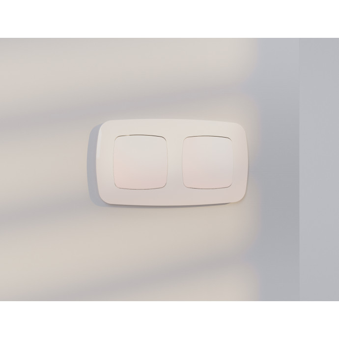 OP2160 Лицевая панель OMEGA (Жемчуг) заглушка для суппорта QUANT