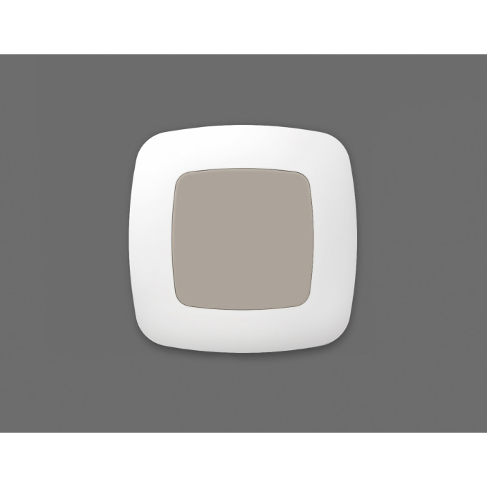 OP3760 Лицевая панель OMEGA (Серо-бежевый матовый) заглушка для суппорта QUANT