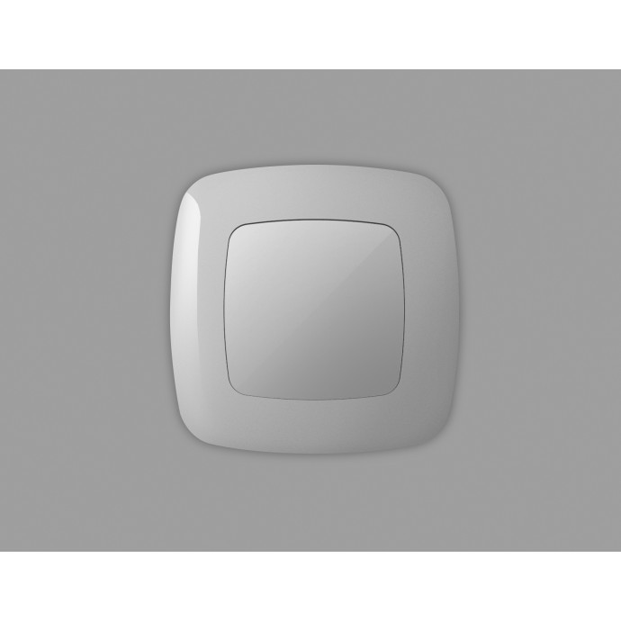 OP4160 Лицевая панель OMEGA (Серебро глянец) заглушка для суппорта QUANT