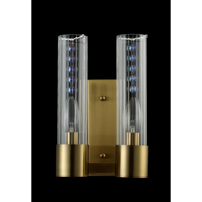 Бра Crystal Lux OTONO OTONO AP2 BRASS/TRANSPARENTE