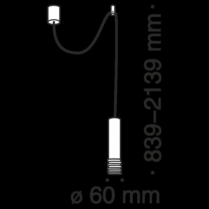 Подвесной светильник Technical P025PL-01W