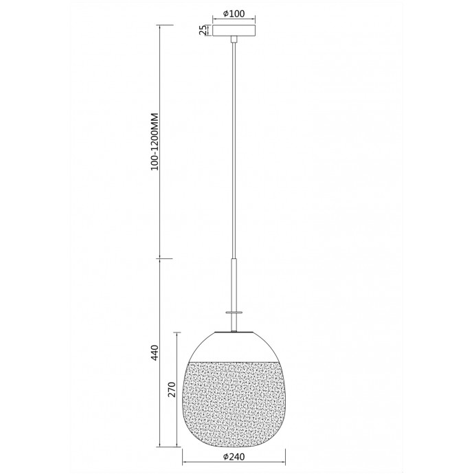 Подвесной светильник Maytoni P072PL-L5W3K