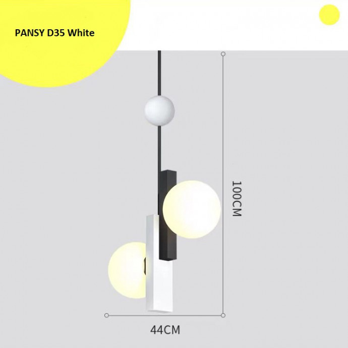 Подвесной Светильник Pansy C D44 White By Imperiumloft