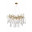 Люстра Crystal Lux REINA REINA SP8 D1000 GOLD PEARL