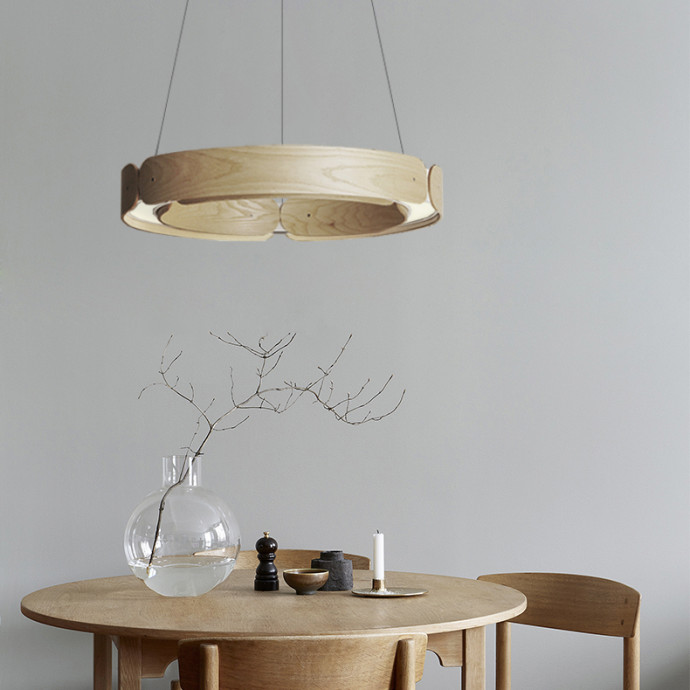 Подвесной Кольцевой Светильник Range 1 D70  Light Wood By Imperiumloft
