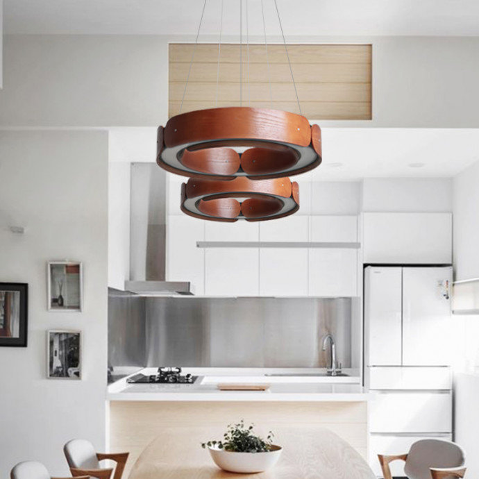 Подвесной Кольцевой Светильник Range 1 D70  Light Wood By Imperiumloft