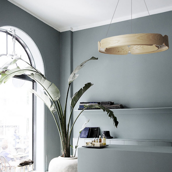 Подвесной Кольцевой Светильник Range 1 D70  Light Wood By Imperiumloft