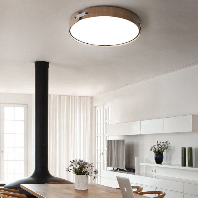 Потолочный Светильник Range 3 D72  Light Wood By Imperiumloft