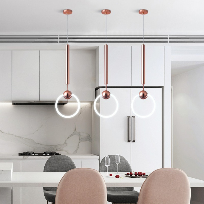 Подвесной Светильник Ring L D30 Серебро By Imperiumloft