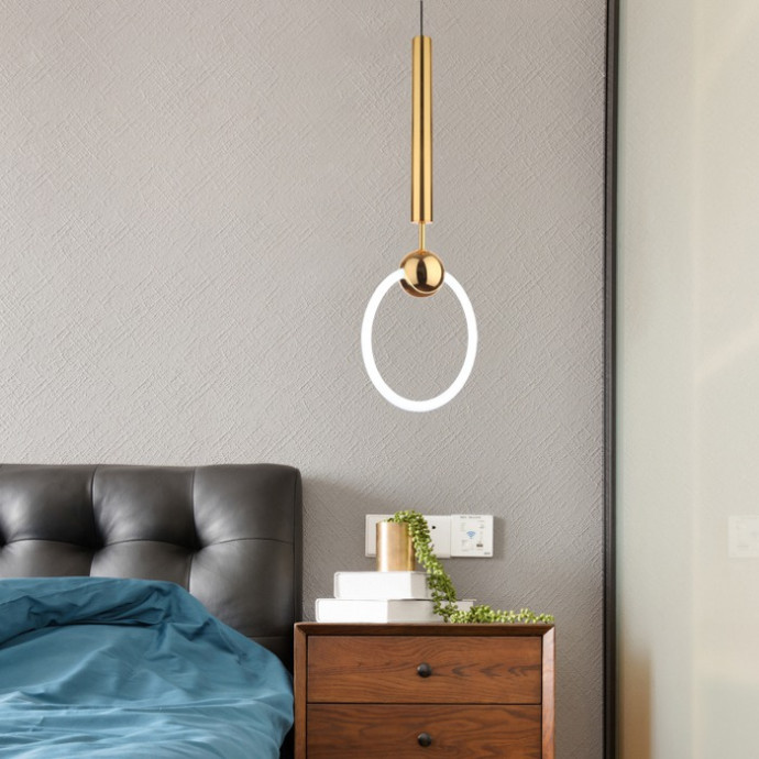 Подвесной Светильник Ring L D30 Серебро By Imperiumloft