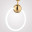 Подвесной Светильник Ring L D30 Серебро By Imperiumloft