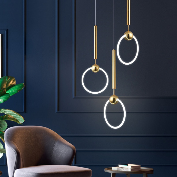 Подвесной Светильник Ring L D30 Серебро By Imperiumloft