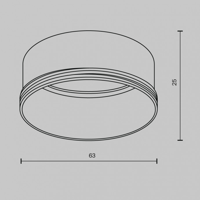 Комплектующие для светильника Technical RingL-20-W