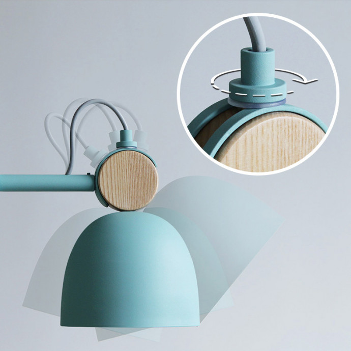 Потолочная Люстр На Штанге Rolla 8 Gray By Imperiumloft