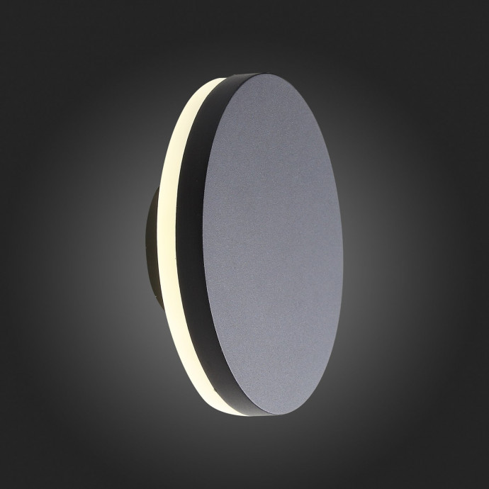 SL087.401.01 Светильник уличный настенный ST-Luce Черный кварцевый LED 1*12W 4000K CONTARIO
