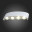 SL089.501.08 Светильник уличный настенный ST-Luce Белый кварцевый LED 8*1W 4000K BISELLO