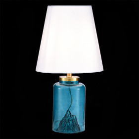 SL1000.214.01 Прикроватная лампа ST-Luce Синий/Белый E27 1*40W