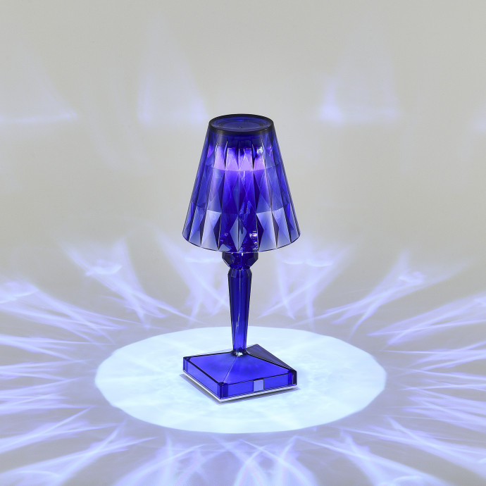 SL1010.714.01 Прикроватная лампа ST-Luce Синий/Синий LED 1*2W 3000K - 6000K SPARKLE