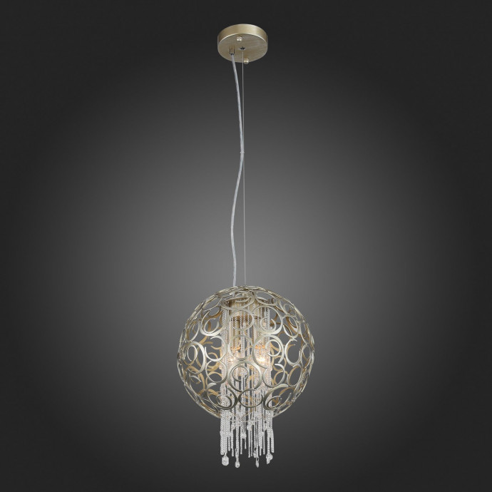 SL1101.203.02 Люстра подвесная ST-Luce Шампань/Шампань, Прозрачный E14 2*40W DOLCIMA