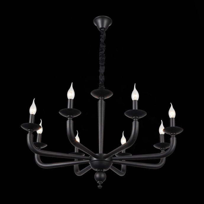 SL1114.403.08 Люстра подвесная ST-Luce Черный E14 8*40W FORTEZA