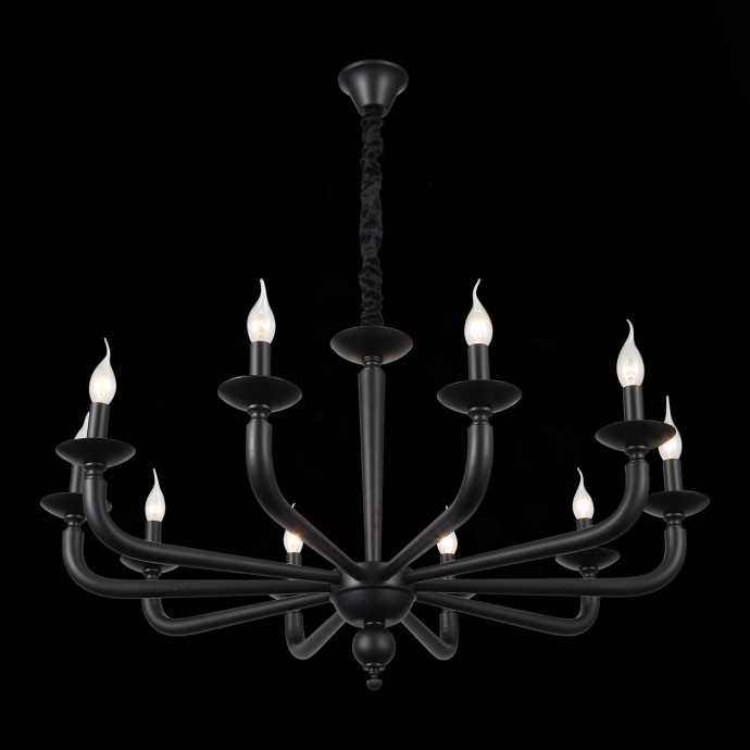 SL1114.403.10 Люстра подвесная ST-Luce Черный E14 10*40W FORTEZA