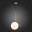 SL1148.313.01 Светильник подвесной ST-Luce Латунь/Белый E27 1*60W CODDA