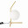 SL1148.314.01 Прикроватная лампа ST-Luce Латунь/Белый G9 1*5W CODDA